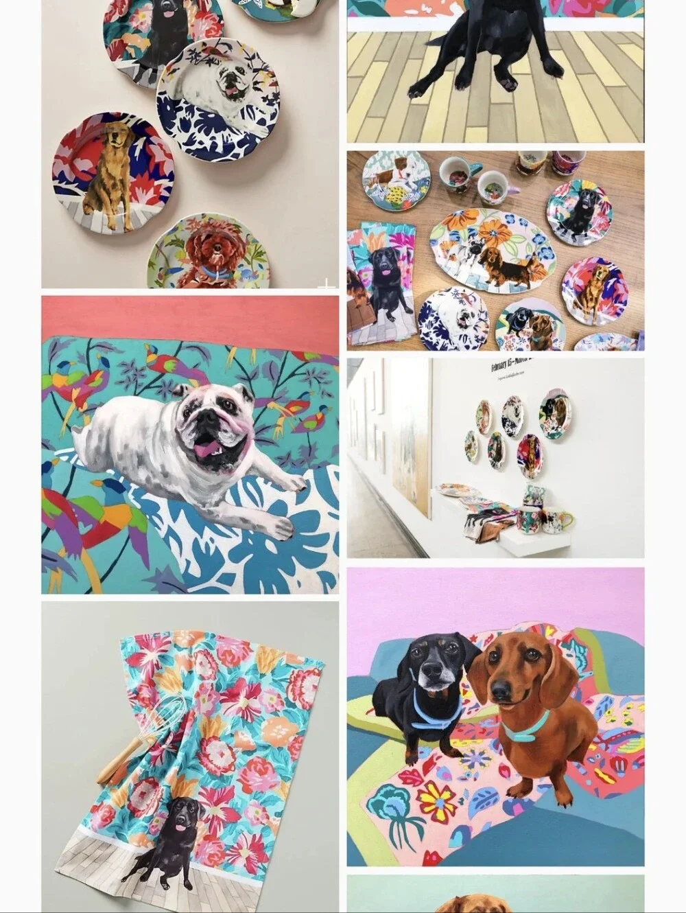 New! Anthropologie Plates Set